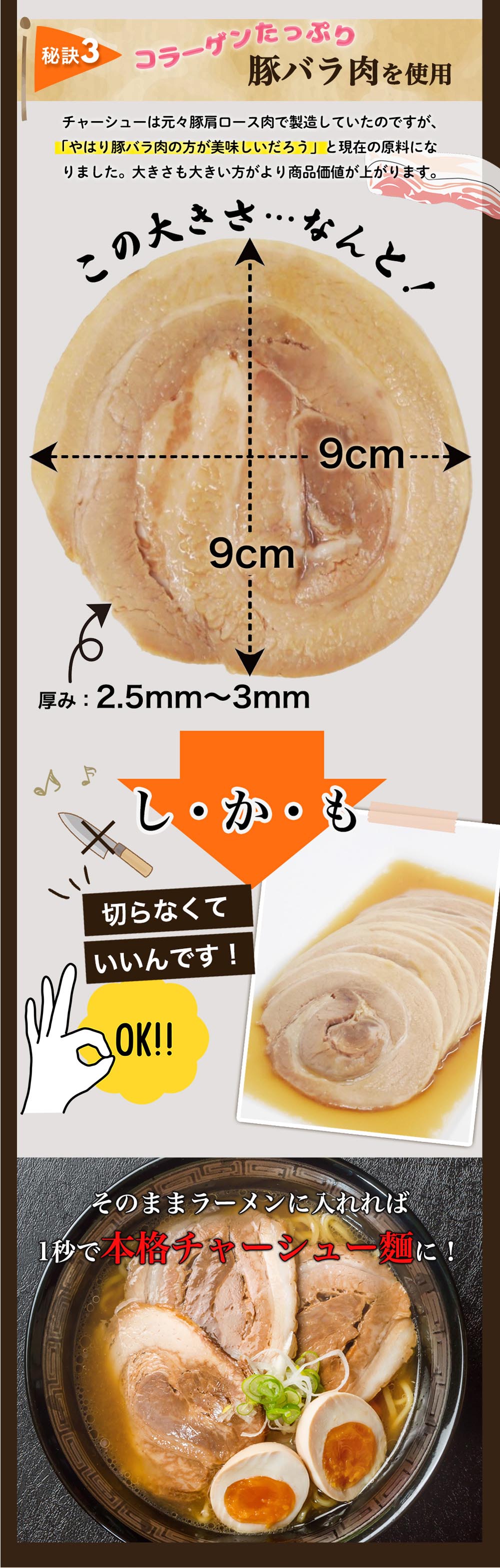 やわとろ煮豚セット (チャーシュースライス 150g×2、豚角煮 200g×2)  総量700g