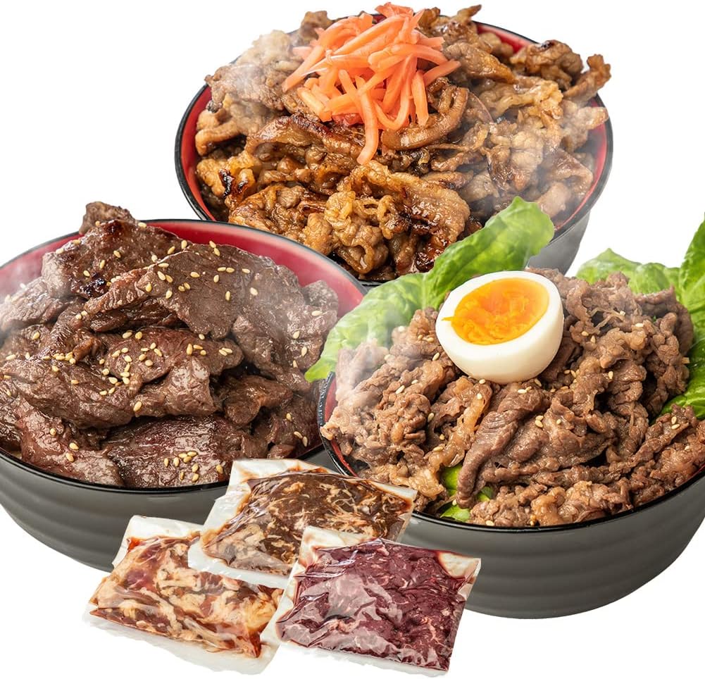 お試し 牛焼肉 900g 食べ比べ セット ( ハラミ 、 カルビ 、 プルコギ 各150g×2パック)