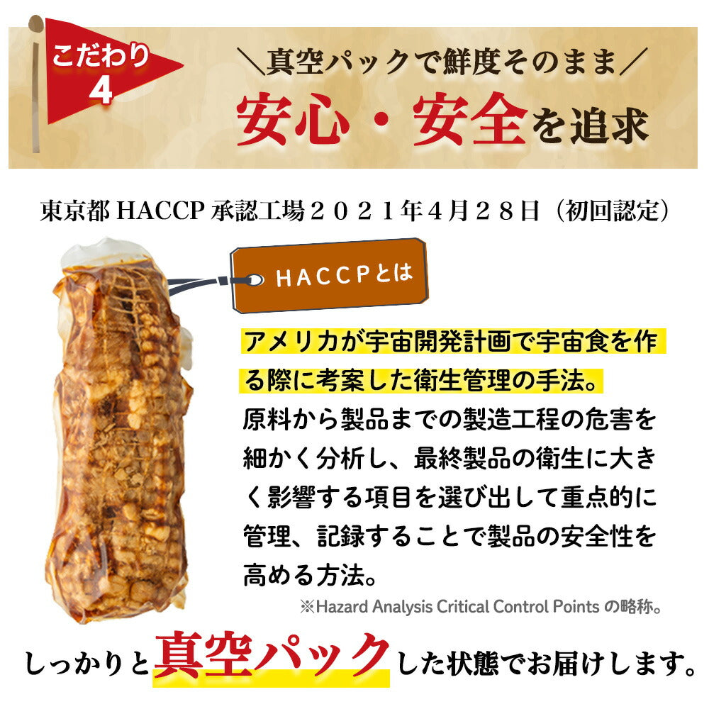 豚肩ロース チャーシューブロック2本 約600g×2本（計1.2kg）