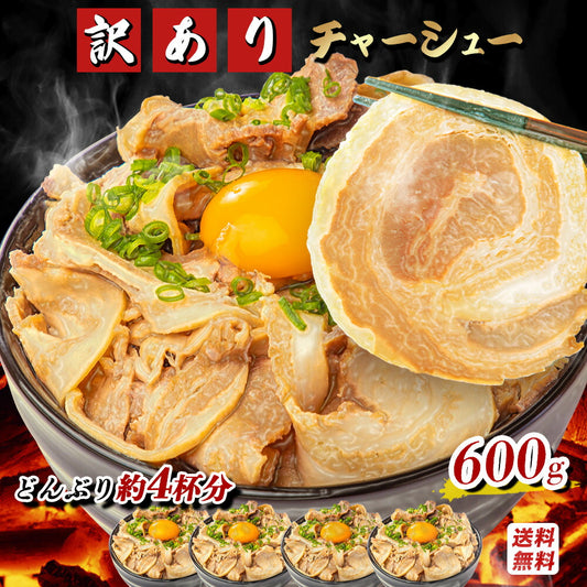 【訳あり】チャーシュー 300g×2パック 計600g